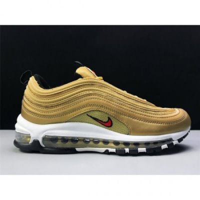 Nike Air Max 97 Og Metal Altın / Kırmızı / Siyah Koşu Ayakkabısı Türkiye - BWGO3WOI